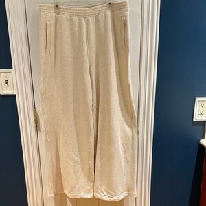Aerie Cream Track Pants